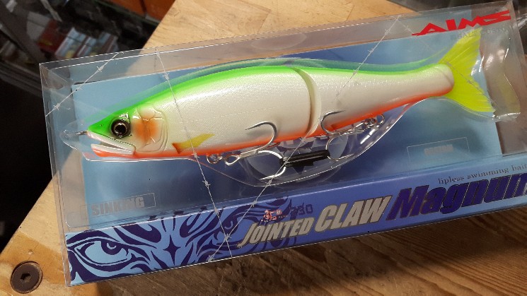 JOINTED CLAW MAGNUM SINKING Pearl Lime