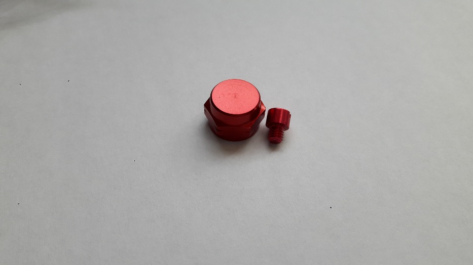 Color Handle Nut Left/Red For Abu Daiwa ZPI Handle Color Handle Nut Left/Red For Abu Daiwa ZPI Handle