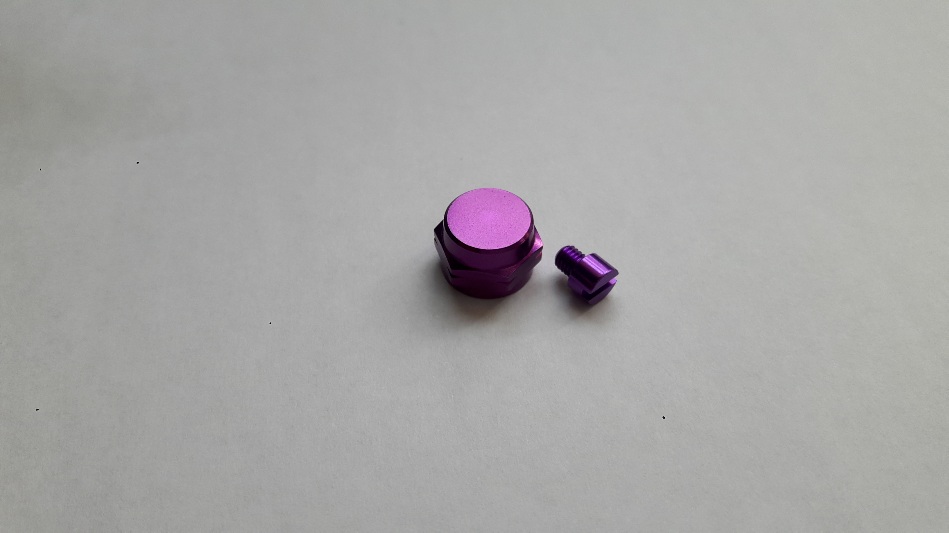Color Handle Nut Left/Purple For Shimano ZPI Handle Color Handle Nut Left/Purple For Shimano ZPI Handle