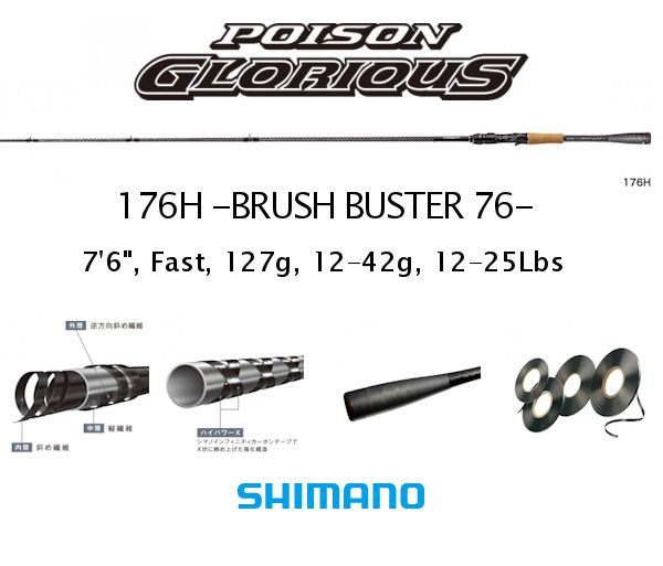 POISON GLORIOUS 176H BRUSH BUSTER 76[Only UPS]