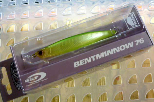 Bent Minnow 76F Ghost Lime Chart