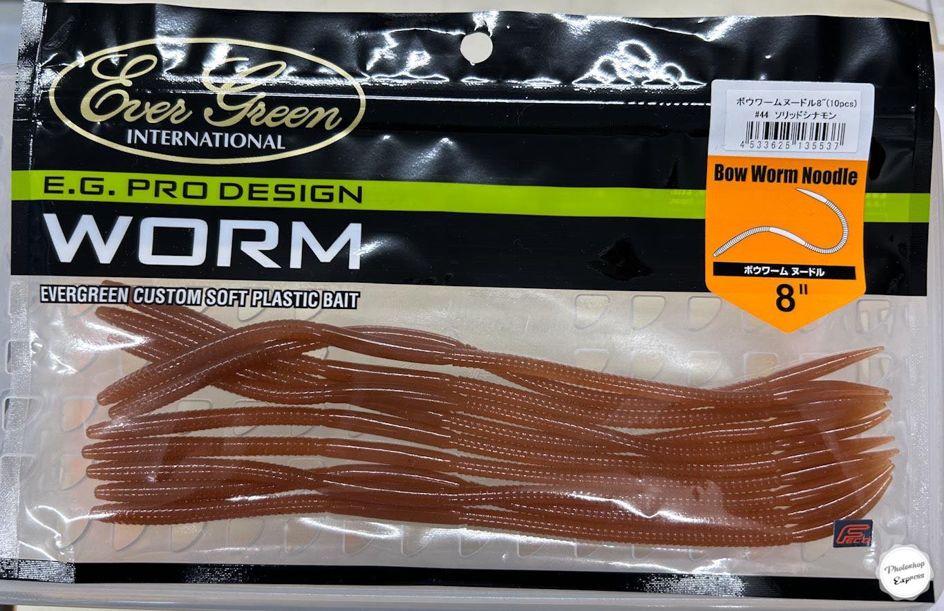 Bow Worm Noodle 8inch Solid Cinnamon