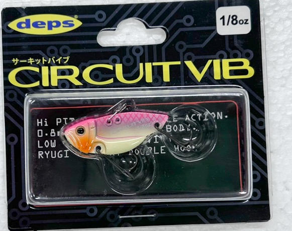 CIRCUIT VIB 1/8oz Pink Back CIRCUIT VIB 1/8oz Pink Back