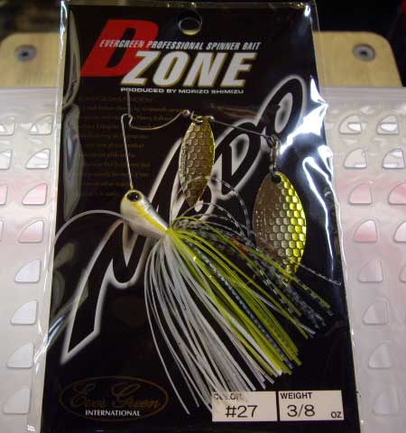 D-ZONE 3/8oz DW #27 Chart Shad - Click Image to Close