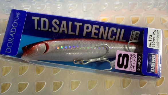 T.D. SALT PENCIL DRADO TUNE 11S Laser Red Back T.D. SALT PENCIL DRADO TUNE 11S Laser Red Back