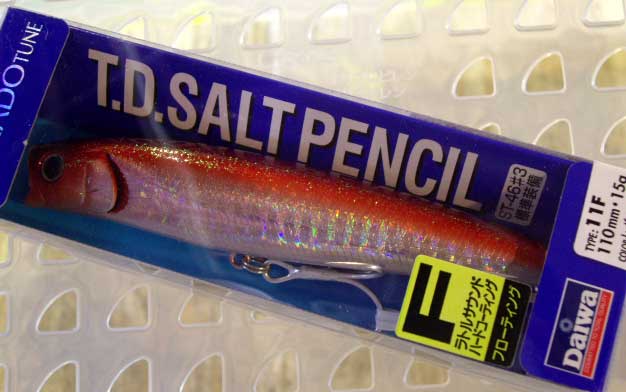 T.D. SALT PENCIL DRADO TUNE 11F Laser Red Back T.D. SALT PENCIL DRADO TUNE 11F Laser Red Back
