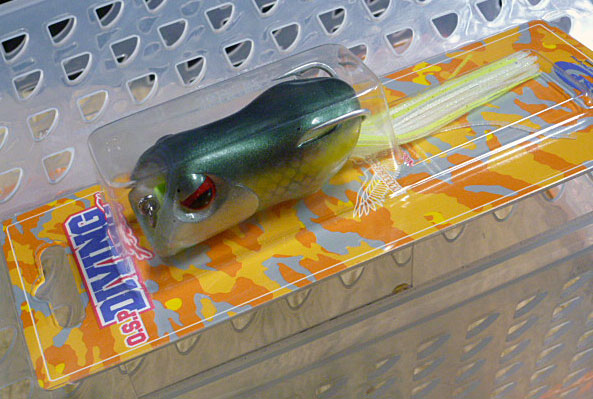DIVING FROG GS Jade Shad Chart Belly - Click Image to Close