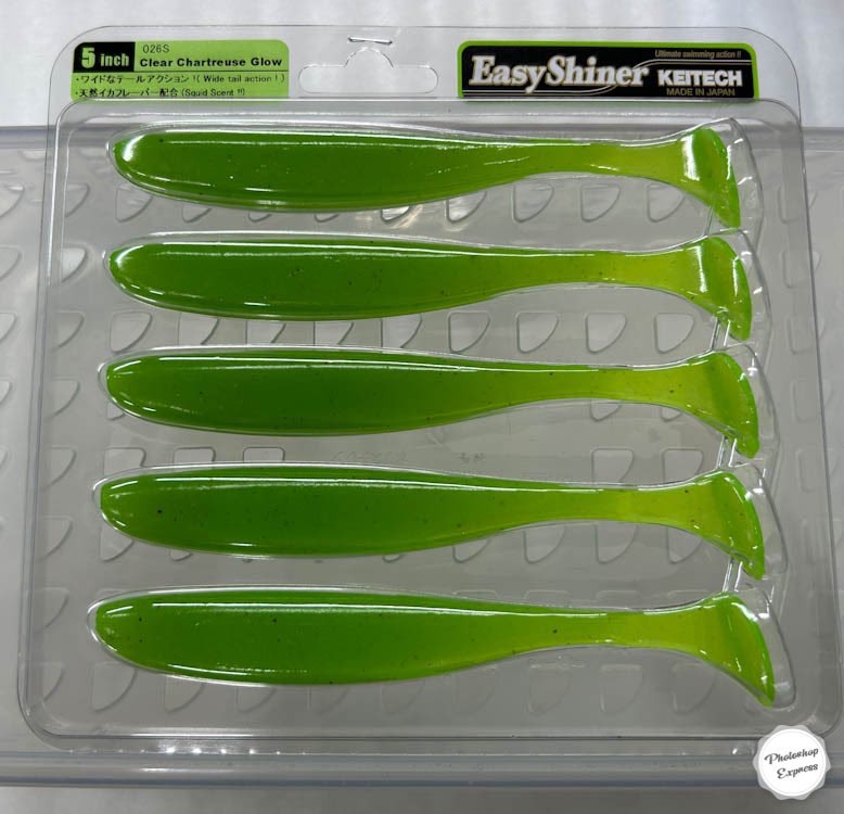 EASY SHINER 5inch 026:Clear Chartreuse Glow