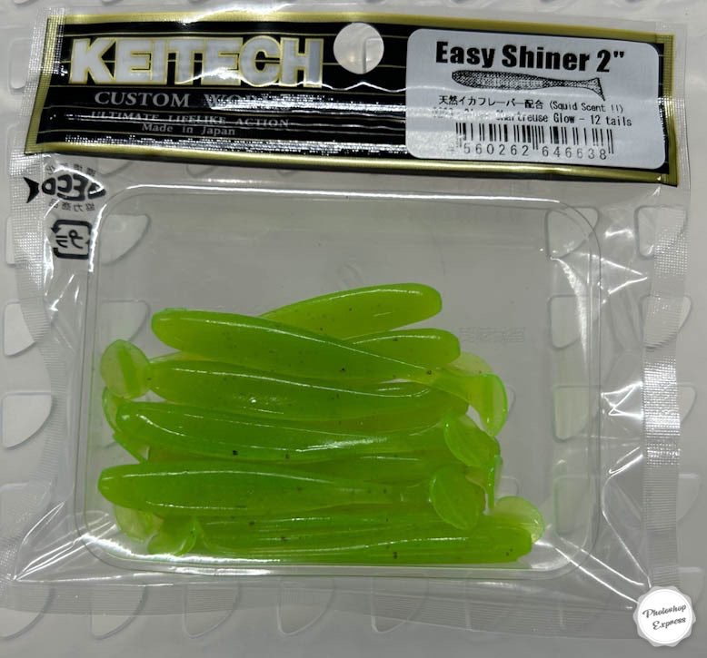 EASY SHINER 2inch 026:Clear Chartreuse Glow