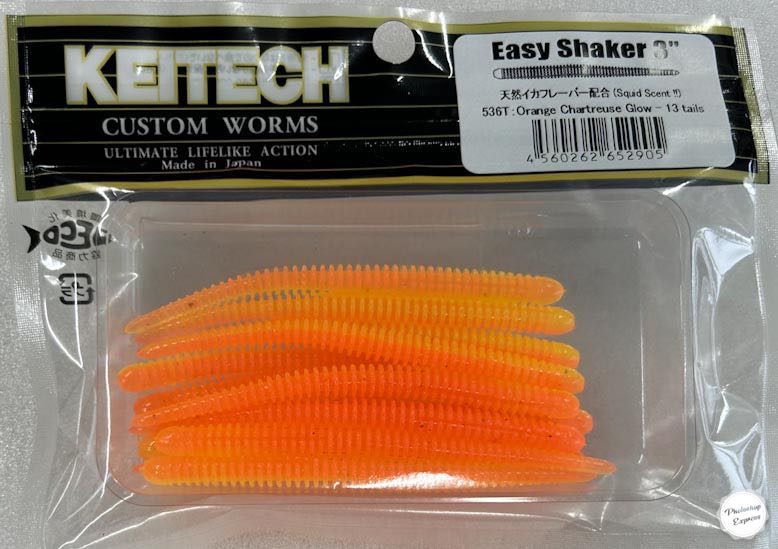 Easy Shaker 3.0inch #536 Orange Chartreuse Glow