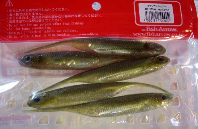 Fish Arrow Flash J Split 5inch Shirasu//Silver