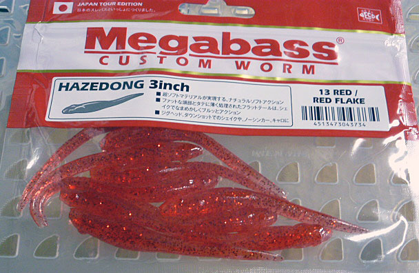 HAZEDONG 3inch Red Red Flake HAZEDONG 3inch Red Red Flake