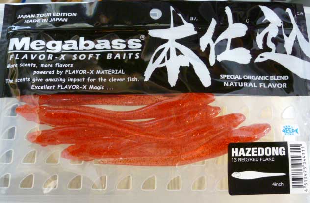 HAZEDONG 4inch Red Red Flake HAZEDONG 4inch Red Red Flake