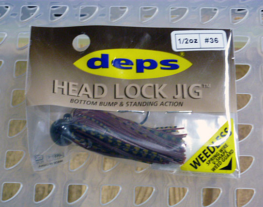 HEAD ROCK JIG Weedless 1/2oz #36 Scale Scuppernong