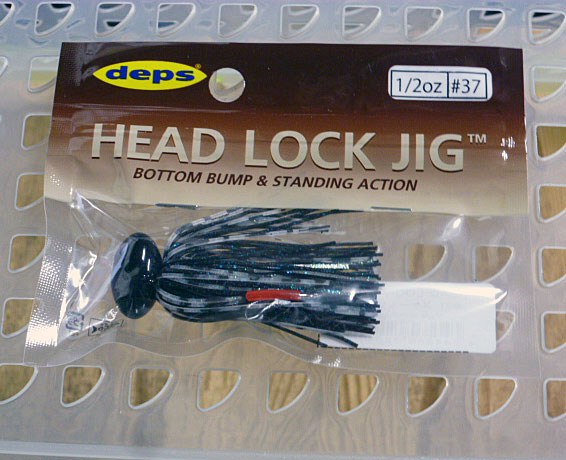 HEAD ROCK JIG 1/2oz Silicon #37 Scale Black