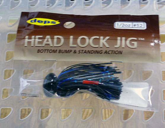 HEAD ROCK JIG 1/2oz Silicon #52 Blue Black