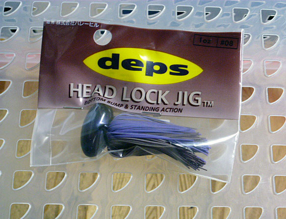 HEAD ROCK JIG 1oz Fine Rubber #08 Brown Purple