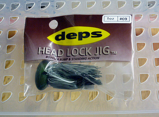 HEAD ROCK JIG 1oz Fine Rubber #09 Watermelon - Click Image to Close