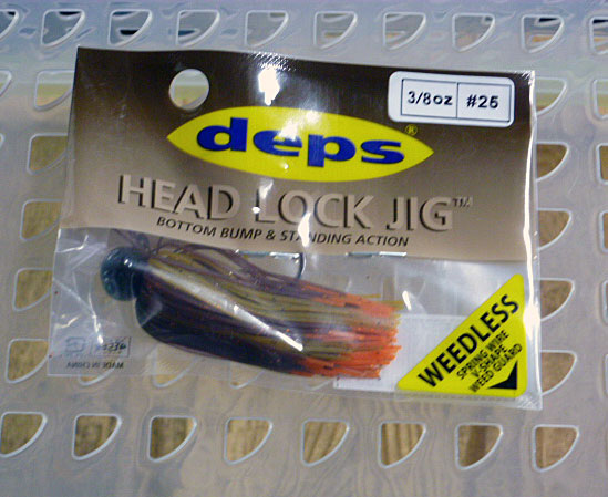 HEAD ROCK JIG Weedless 3/8oz#25 Orange Edge