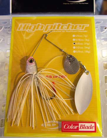 HIgh Pitcher 3/8oz TW CB Pearl Shad - Click Image to Close