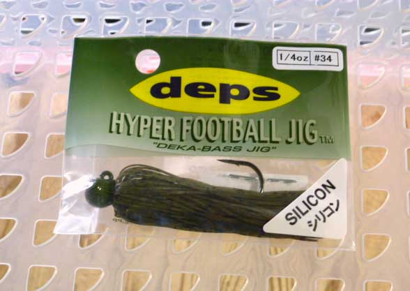 Hyper Foot Ball Jig Silicon 1/4oz #34 Watermelon Seed - Click Image to Close