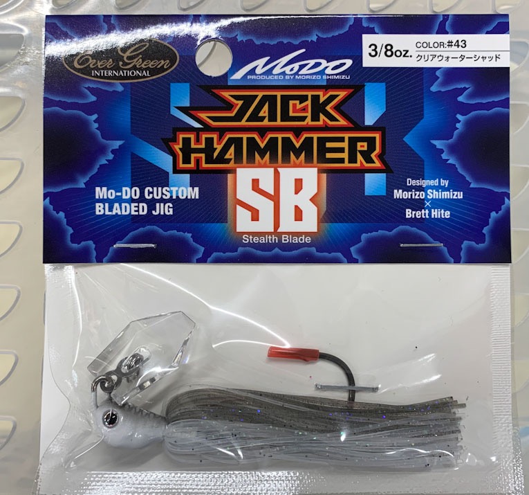 Jack Hammer Stealth Blade 3/8oz Clear Water Shad