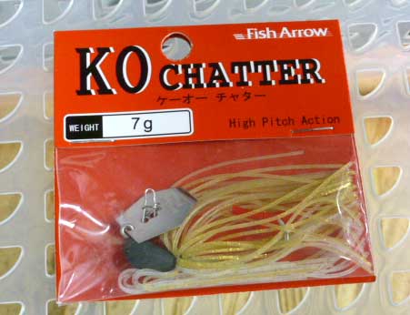 KO CHATTER 7g Gold Shad KO CHATTER 7g Gold Shad
