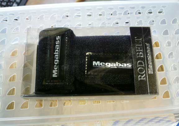 Megabass Rod Belt Black - Click Image to Close