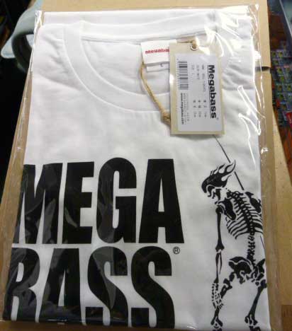Megabass SKULL T-SHIRT WHITE L-Size Megabass SKULL T-SHIRT WHITE L-Size