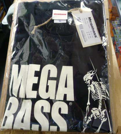 Megabass SKULL T-SHIRT BLACK XL-Size Megabass SKULL T-SHIRT BLACK XL-Size