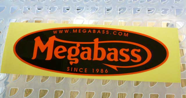 Megabass Sticker Black Megabass Sticker Black