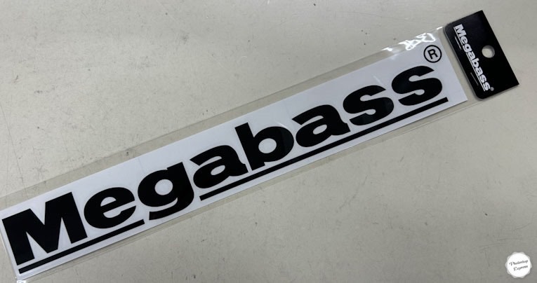 Megabass Sticker 30cm Black