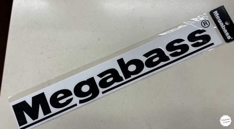 Megabass Sticker 40cm Black