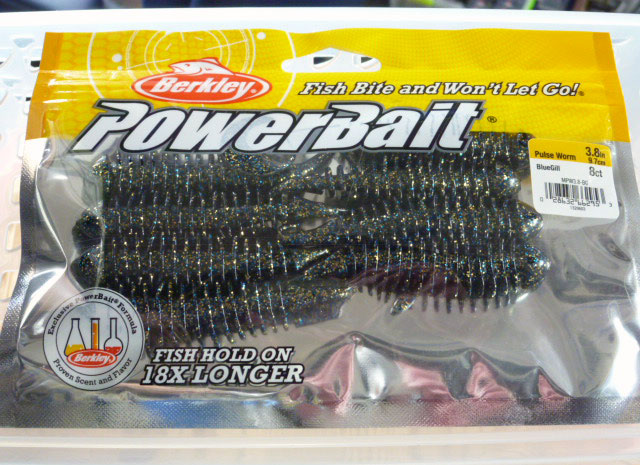Pulse Worm 3.8inch Blue Gill - Click Image to Close