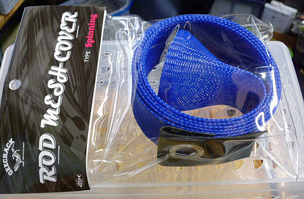 Geecrack Rod Mesh Cover Spinning/Blue - Click Image to Close