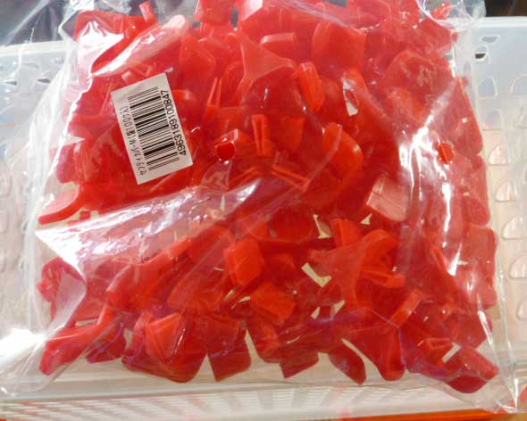 Safty Hook Cover 100pcs Value Pac L(Red)
