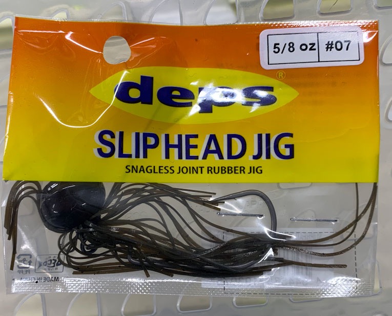 SLIP HEAD JIG 5/8oz #07 Greenpumpkin Seed