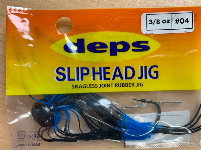 SLIP HEAD JIG 3/8oz #04 Blue Black