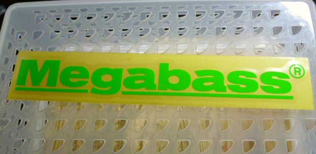 Megabass Sticker 20cm Green Megabass Sticker 20cm Green