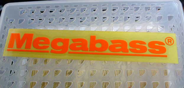 Megabass Sticker 20cm Orange Megabass Sticker 20cm Orange