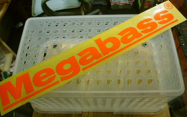Megabass Sticker 30cm Orange