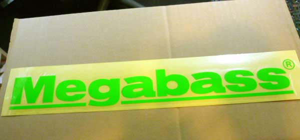 Megabass Sticker 40cm Green