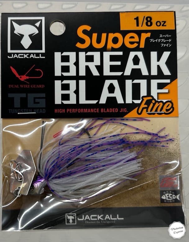 Super BREAK BLADE Fine 1/8oz Clear Wakasagi