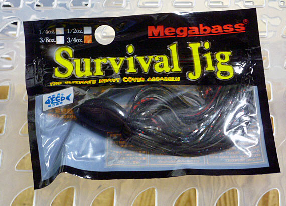 SURVIVAL JIG 3/4oz Black Craw