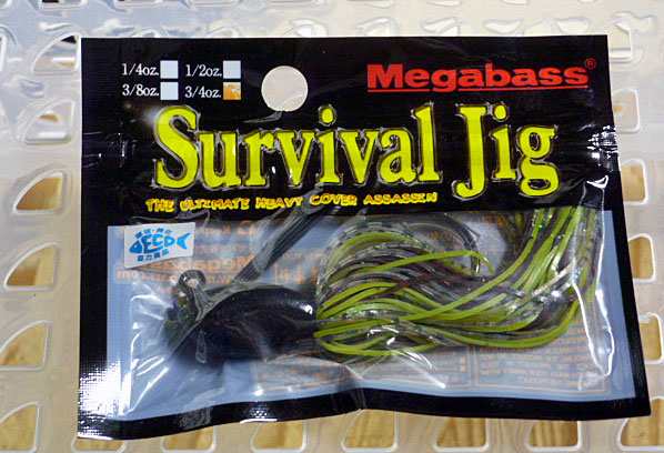 SURVIVAL JIG 3/4oz Weed Shrimp