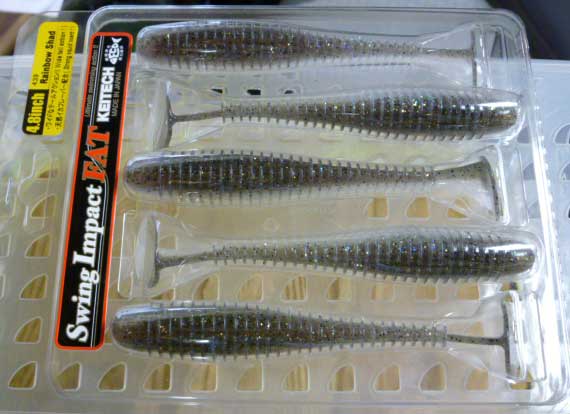 Swing Impact Fat 4.8inch 439:Rainbow Shad Swing Impact Fat 4.8inch 439:Rainbow Shad