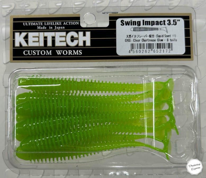 SWING IMPACT 3.5inch 026:Clear Chartreuse Glow