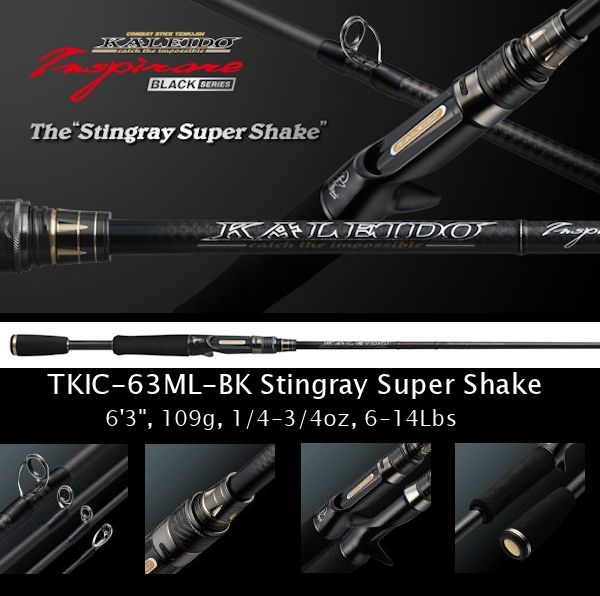 KALEIDO INSPIRARE TKIC-63ML-BK Stingray Super Shake Black Series KALEIDO INSPIRARE TKIC-63ML-BK Stingray Super Shake Black Series