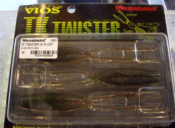 New TK TWISTER Hi-FLOAT OLIVE RED FLAKE