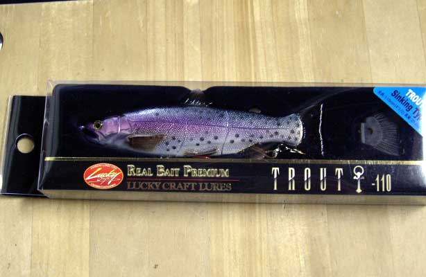 REAL BAIT PREMIUM TROUT 110S LAKE RAINBOW REAL BAIT PREMIUM TROUT 110S LAKE RAINBOW